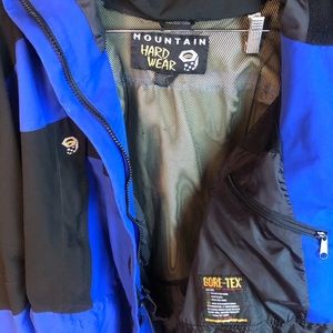 Mountain Hardwear Gore-Tex Men’s 2XL Jacket Blue